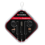 AUDIFONO MONSTER M/LIBRES M19BK 3.5MM NEGRO
