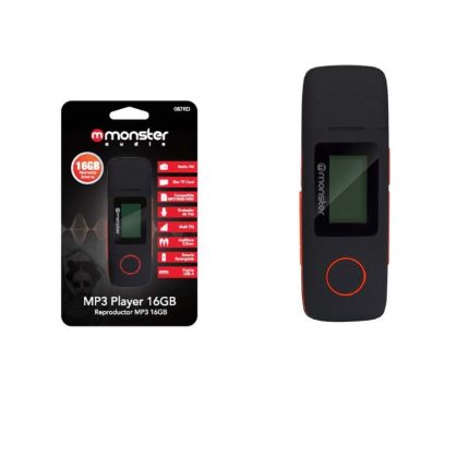 REPRODUCTOR MP3 16GB 087RD MONSTER