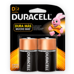 PILA D GRANDE DURACELL  PACK-2 UNID. ALCALINA