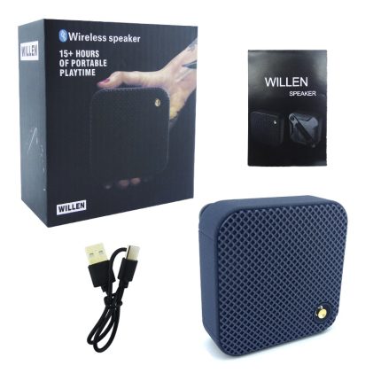 Parlante Recargable Marca WILLEN Conexión Bluetooth, TF Y USB.