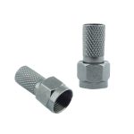 Conector Coaxial RG-6, Níquel, JIA YUE