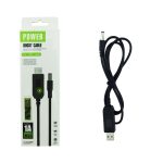 Cable USB A DC 5.5 MM X 2.1 MM Universal De 5 Volt A 12 Volt