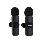 PAR MICROFONOS INALAMBRICOS TECNOLAB TL854 PARA CELULAR TIPO C /IPH