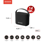 PARLANTE PORTATIL AIWA AWSS70BTB NEGRO - Imagen 2