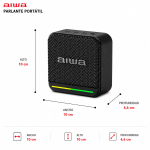 PARLANTE PORTATIL AIWA BLUETOOH HARMONY AWQ3 - Imagen 2