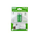 PILAS RECARGABLES 2 X AAA CON CARGA USB TIPO C ULINK UL-BAT3A2 - Imagen 3