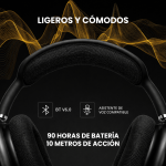 AUDIFONOS MOTOMO AIR PRO MAX NEGROS MO-APMAX395 - Imagen 3